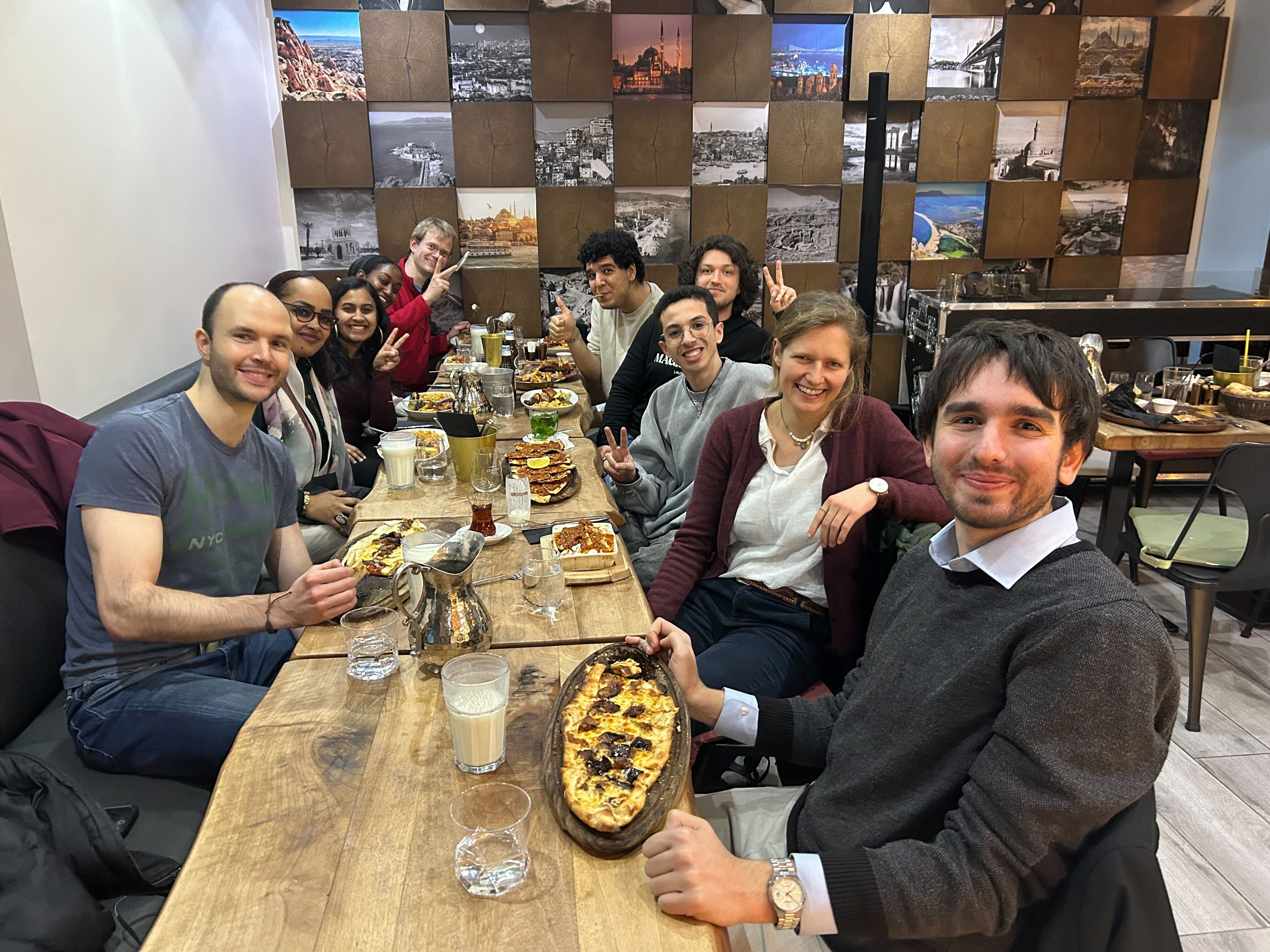 Dinner at IstanBleu with friends