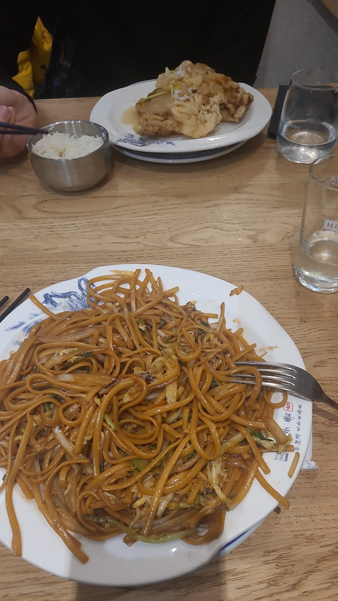 Vegetable noodles at Kung-Fu Cuisine