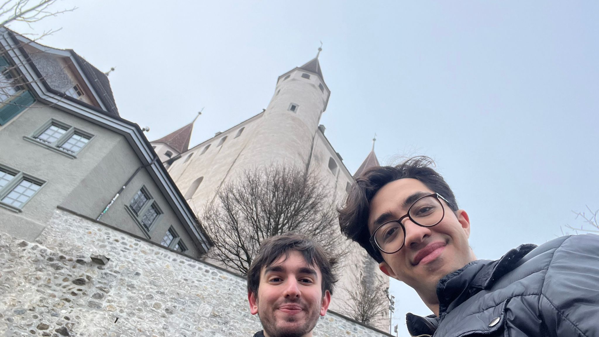 Kale önünde selfie